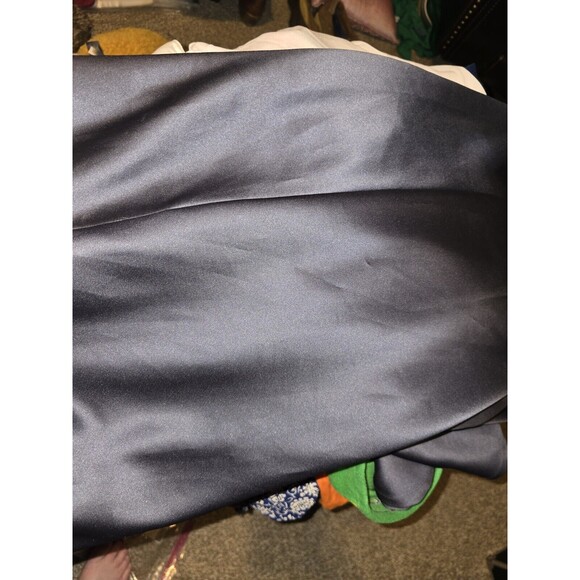 TADASHI 90s Vtg High Waisted Formal Satin Maxi Skirt Long Saks 5th Ave Certified - Picture 5 of 5